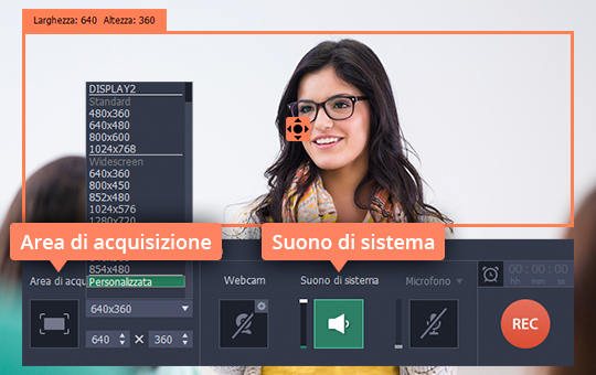 Avviare il programma Movavi Scoprite come registrare un webinar con due clic