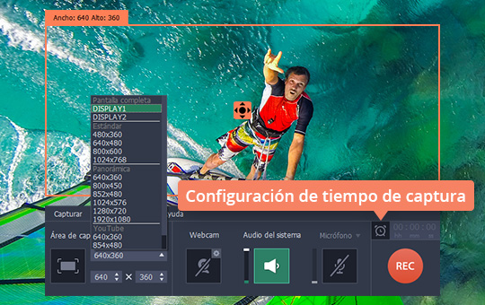 Usar el temporizador Aprenda cómo descargar películas de Netflix con el software de Movavi