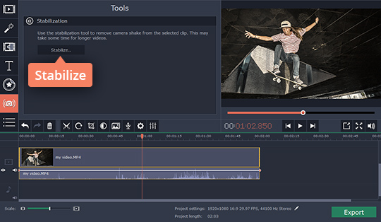 explain difference warp stabilization option adobe premiere pro cc