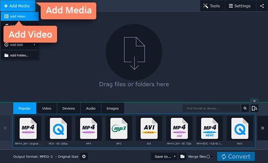 How to select files for AVI-to-MPEG conversion