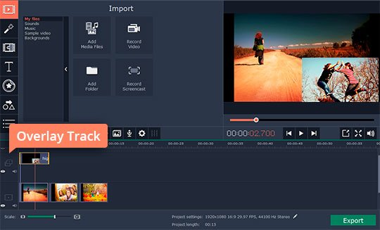 movavi video editor plus animation speed