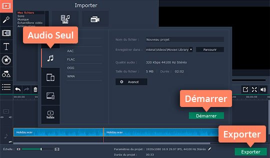 Couper une musique en quelques clics de souris