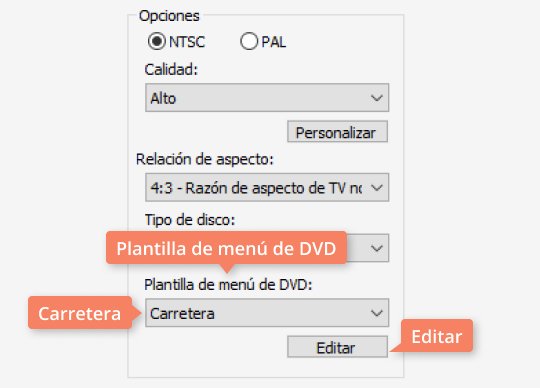 Hacer su propio menú Cree vídeos DVD fácilmente con Movavi Video Suite
