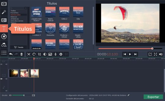 Agregar títulos para vídeo Aprenda cómo subtitular un vídeo con Movavi