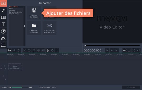 Ajoutez le clip vidéo à retourner