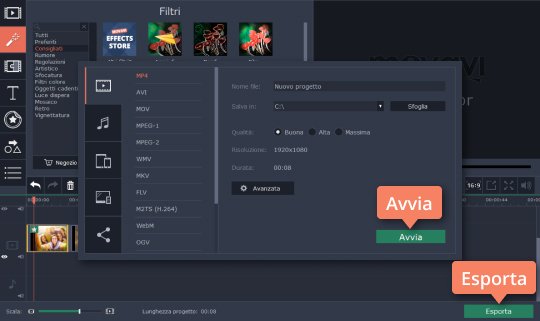 Scegliere Avvia Provate il programma per effetti speciali video