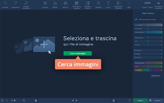Scegliere la foto da migliorare Scoprite come migliorare la qualità di un video