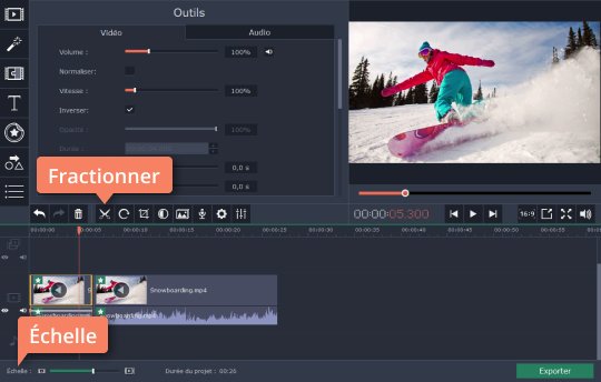 Faites une vidéo à l'envers en utilisant Movavi Video Editor