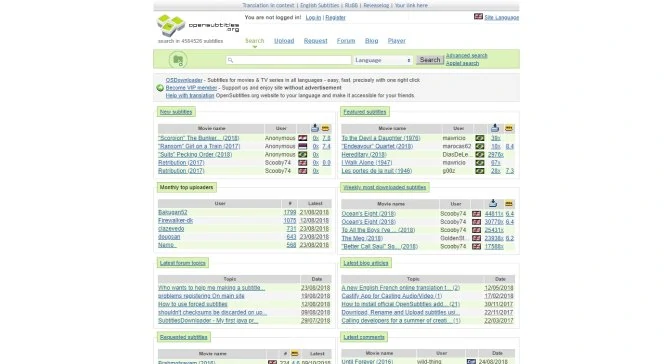 最もおすすめの字幕ダウンロードサイト 11位