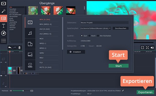 Video-Clip ausführen Spielen Sie das Video ab, nachdem Sie Video zusammengeschnitten haben
