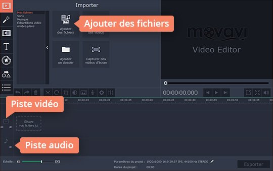 Ajoutez du son à une vidéo sur plusieurs pistes