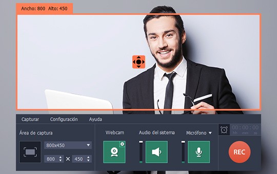 Grabar un vídeo de la pantalla Aprenda cómo hacer los tutoriales con el programa fácil de usar de Movavi