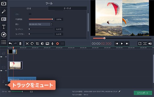 音量の管理します ステップ5:サウンドのレベルを選択します