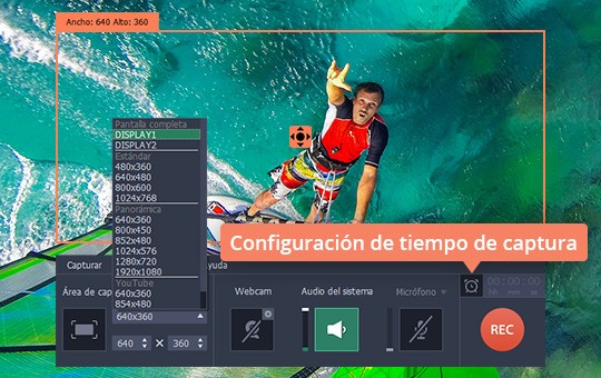 Usar el temporizador Aprenda cómo descargar películas de Netflix con el software de Movavi