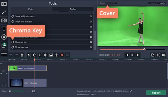 avs video editor chroma key