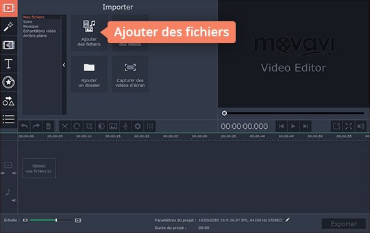 Fusionnez plusieurs pistes audio avec Movavi Video Editor