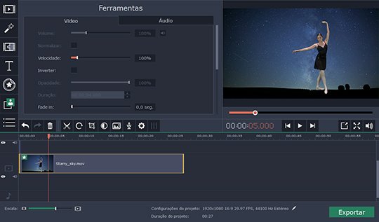 Usar o efeito de fundo verde para Chroma key Faça Chroma key com o Movavi