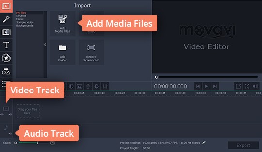 Upload files Add files to audio noise reduction software