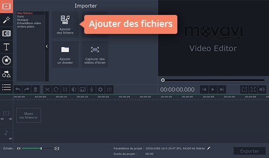 Stabilisez une vidéo avec Movavi Video Editor