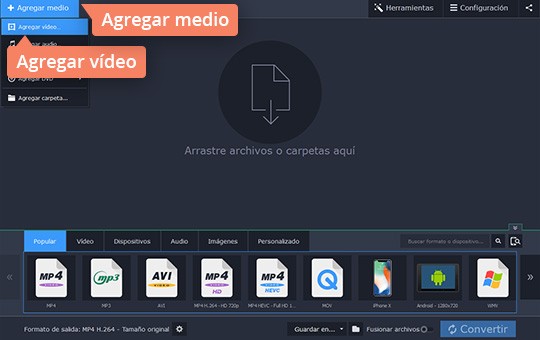Elegir un archivo para convertir Convierta sus vídeos a DVD fácilmente con Movavi Video Converter