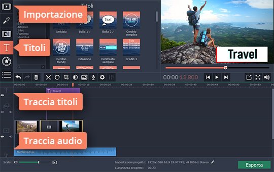 Aggiungere gli effetti preferiti Scoprite come realizzare un video con Movavi