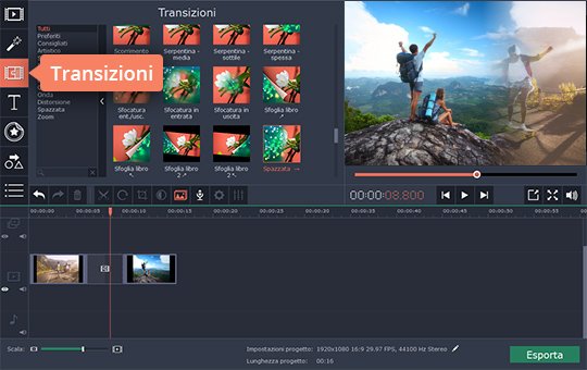 Scegliere gli effetti desiderati Scoprite come fare un videoclip con facilità