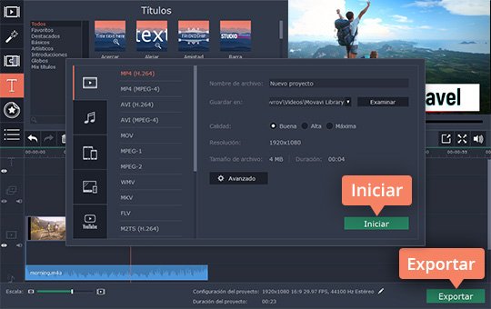 Guardar el resultado Guarde su vídeo casero