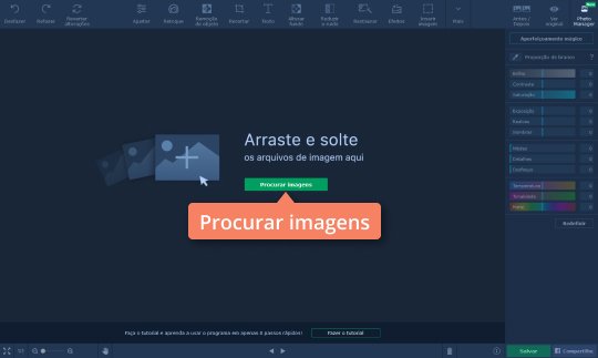 Adicionar uma foto ao programa Tire olhos vermelhos das fotos com o Movavi