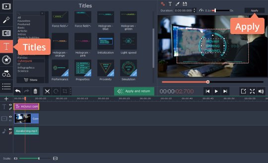 Add titles Add titles, captions, or callouts