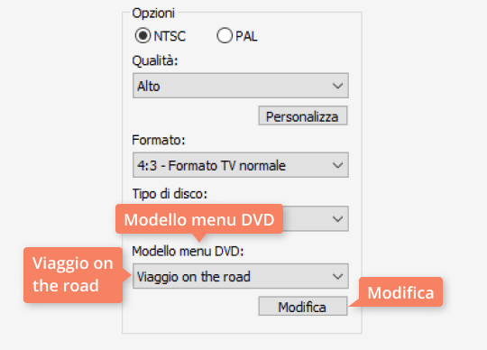 Creare un menu DVD personalizzato Prova il masterizzatore DVD di Movavi