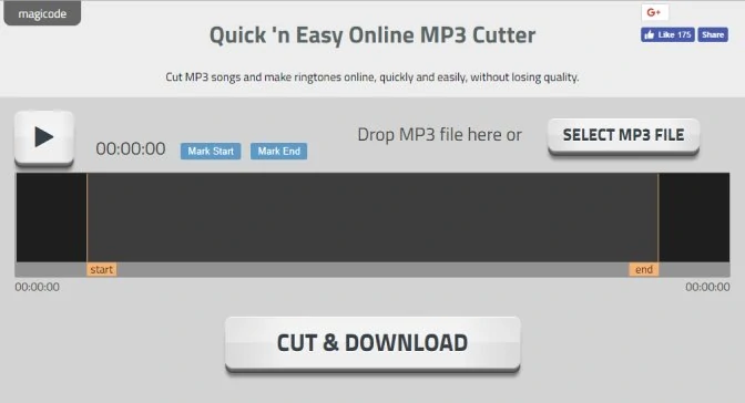 Cut mp3 online