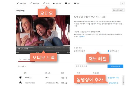 오디오 트랙을 비디오에 삽입합니다 동영상에 오디오 추가