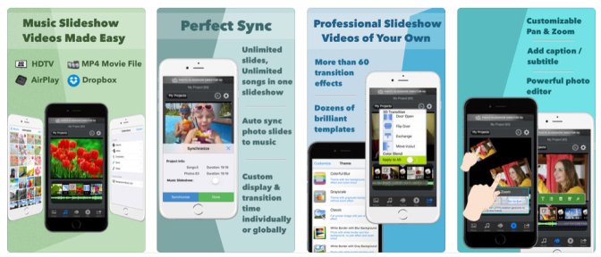 photos and video slideshow app