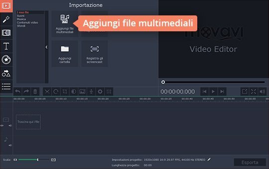 Avviare l'applicazione Scoprite come creare un video con due clic