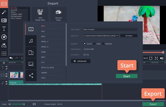 Save your cartoon Export the video from the cartoon maker to your computer