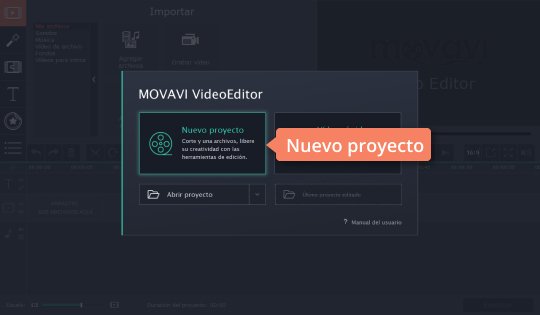 Instalar el programa de edición de vídeo Haga una intro para YouTube con Movavi