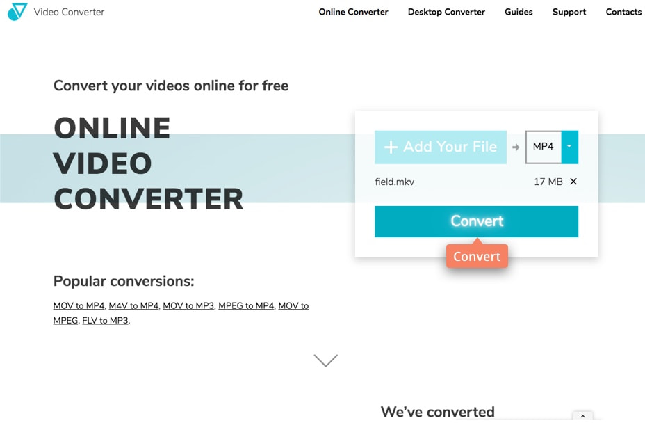 mkv to mp4 converter online large file