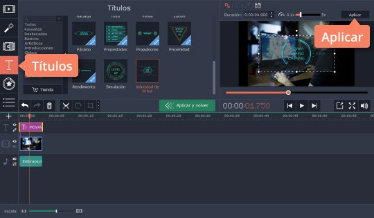 Elegir la música de introducción
