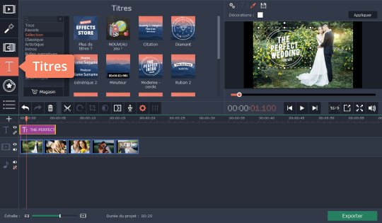 Faites un intro et des légendes