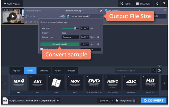 Step 4: Compress a video for YouTube Step 4 - How to compress a video for YouTube