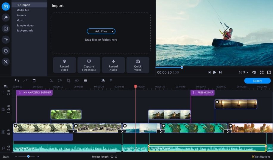 how to use movavi video editor