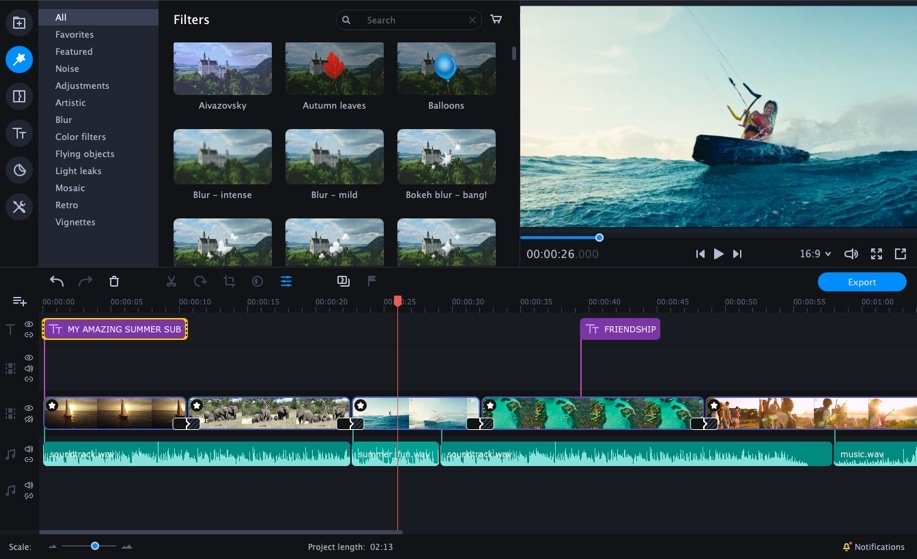 movavi video editor plus vs video suite