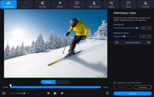 Edytować filmy przed konwersją mp4 na avi Edytuj filmy przed konwersją mp4 na avi w programie Movavi