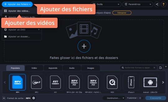 Ouvrir des vidéos MKV Convertissez MKV en MP4 rapidement
