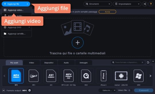 Convertite file WMV in MP4 con Movavi Installare Movavi Video Converter
