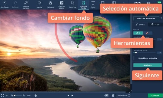 Eliminar el fondo de la foto Quite el fondo de su foto en el software de Movavi fácil de usar
