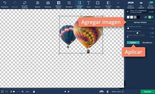 Agregar una imagen para el fondo nuevo Aprenda cómo cambiar el fondo de una foto con el software de Movavi
