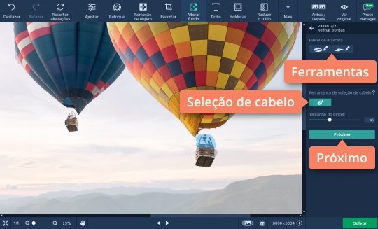 Excluir o plano de fundo Faça imagens sem fundo com o Movavi Photo Editor
