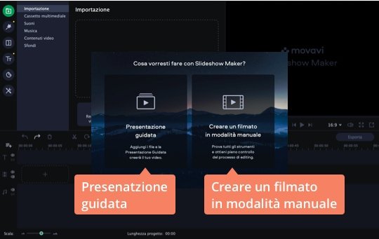 Scegliere una di due modalità di utilizzo Provate un programma per creare presentazioni di foto con musica