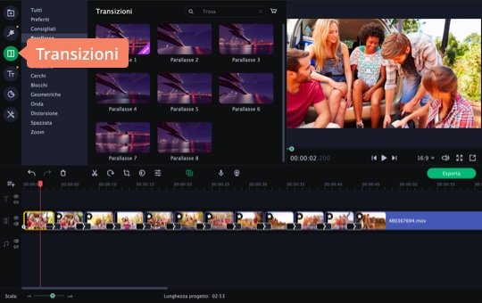 Scegliere lo stile di transizione per unire le foto Create una presentazione foto con facilità